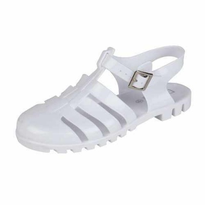 Truffle Collection WHITE PVC Jelly Sandals SIZE 4 RRP 12.99 CLEARANCE XL 2